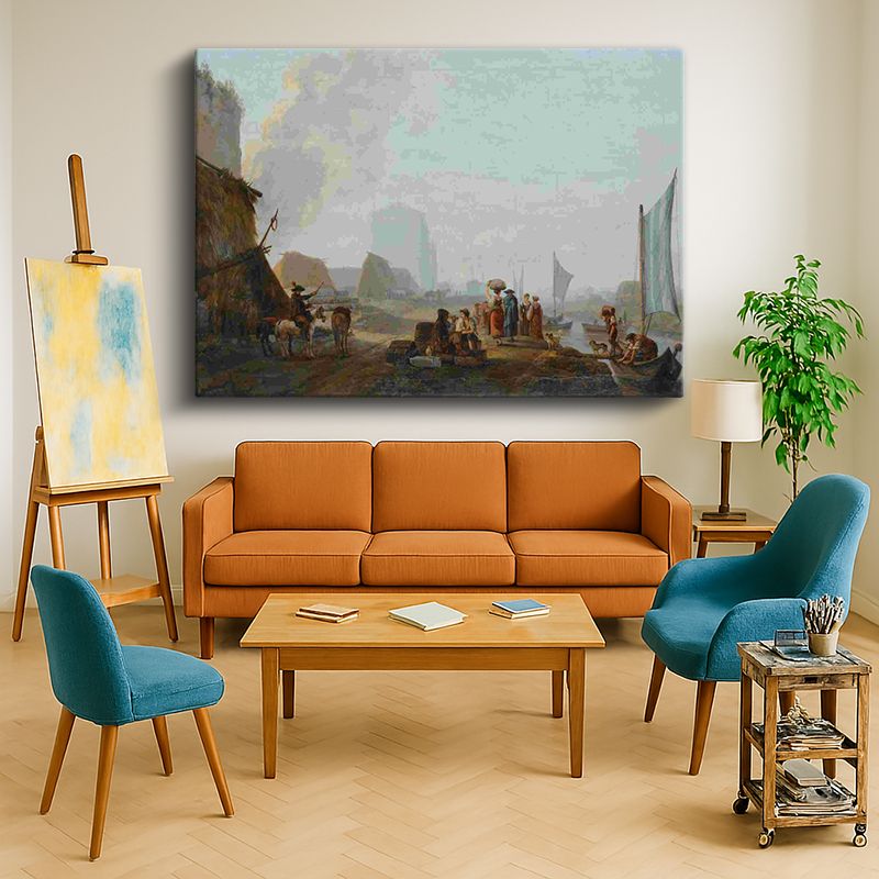 Ressam Kanvas Tablo 309